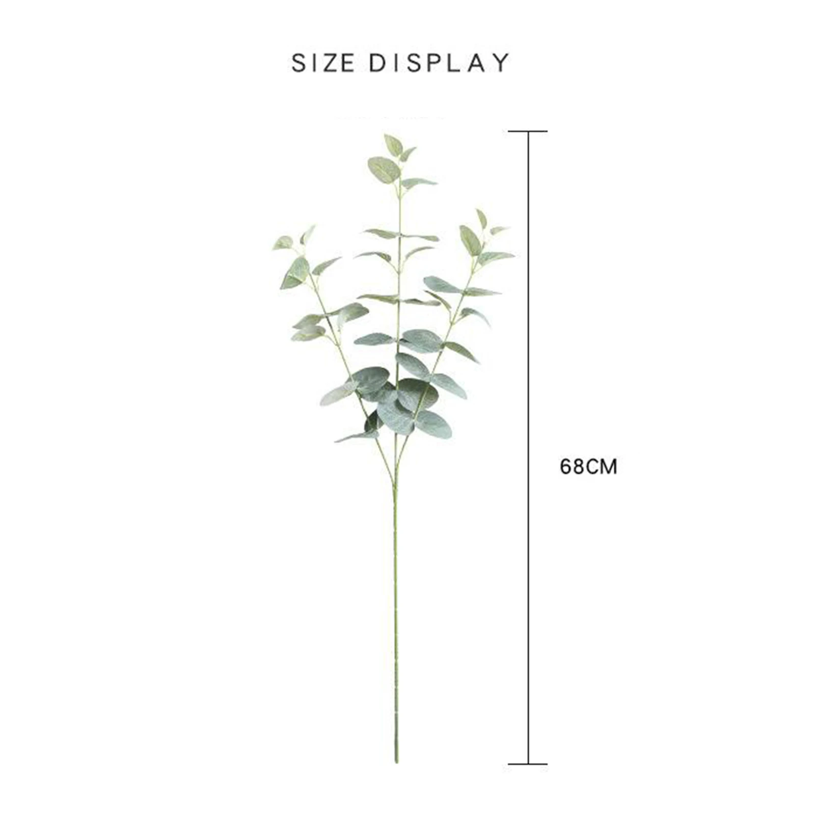 Artificial Eucalyptus Leaves Faux Dried Silver Dollar Eucalyptus Garland Green Leaf Branch Nordic Home Party Decoration