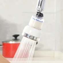 Faucet Splash Head PP Cotton Filter 360 Degree Universal Kitchen Shower Rotation Stainless Steel Connector Household Accessories