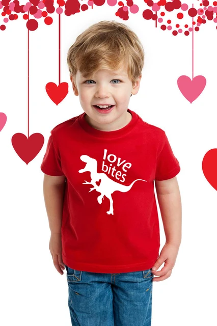 Camiseta niño Roja para personalización