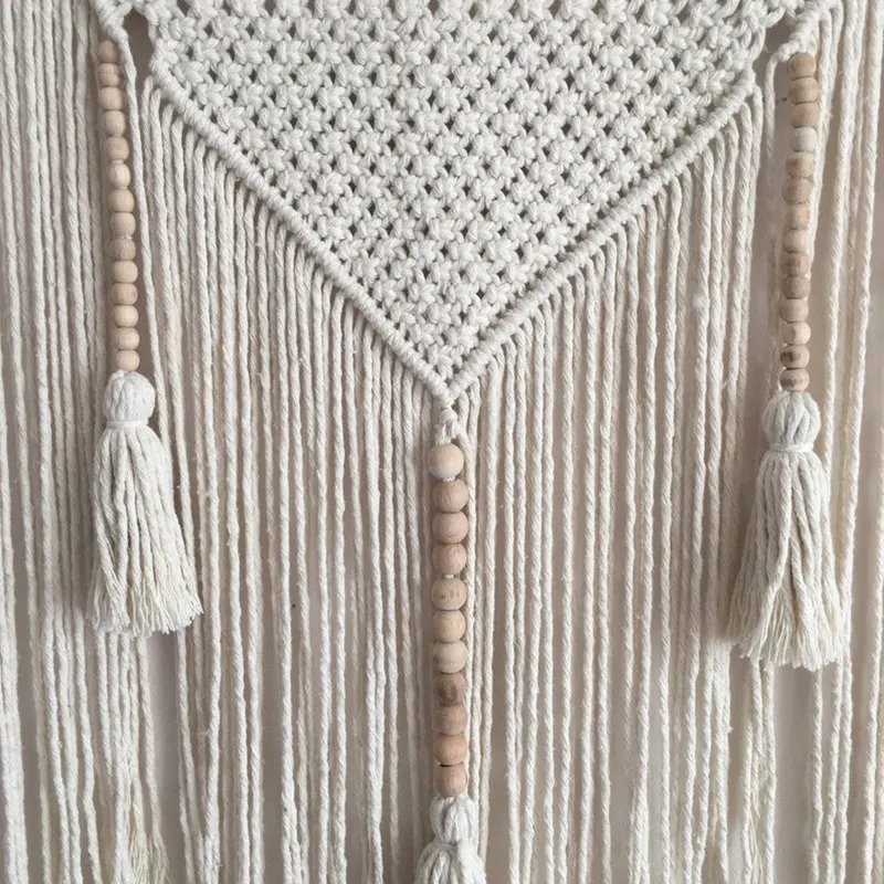 Makramee Wandbehang Wandteppich Dekor Boho Stil Bohemian Woven Home Dekoration Zimmer Dekor_voghion.com