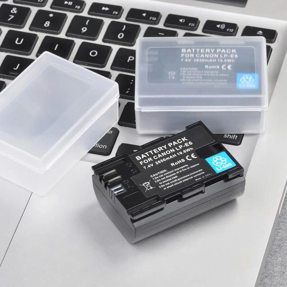 2 шт 2650mAh LP E6 батарея для Canon EOS 5D Mark IV 5D2 5DS R II III 3 6D 60D 60Da 7D 7DII + LCD двойное зарядное