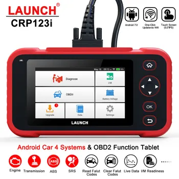 LAUNCH X431 CRP123i OBD OBD2 Coder Reader Scanner 4 System Diagnostic OBD 2 Auto Scanner Car Diagnostic Tool vs CRP123X CRP123E
