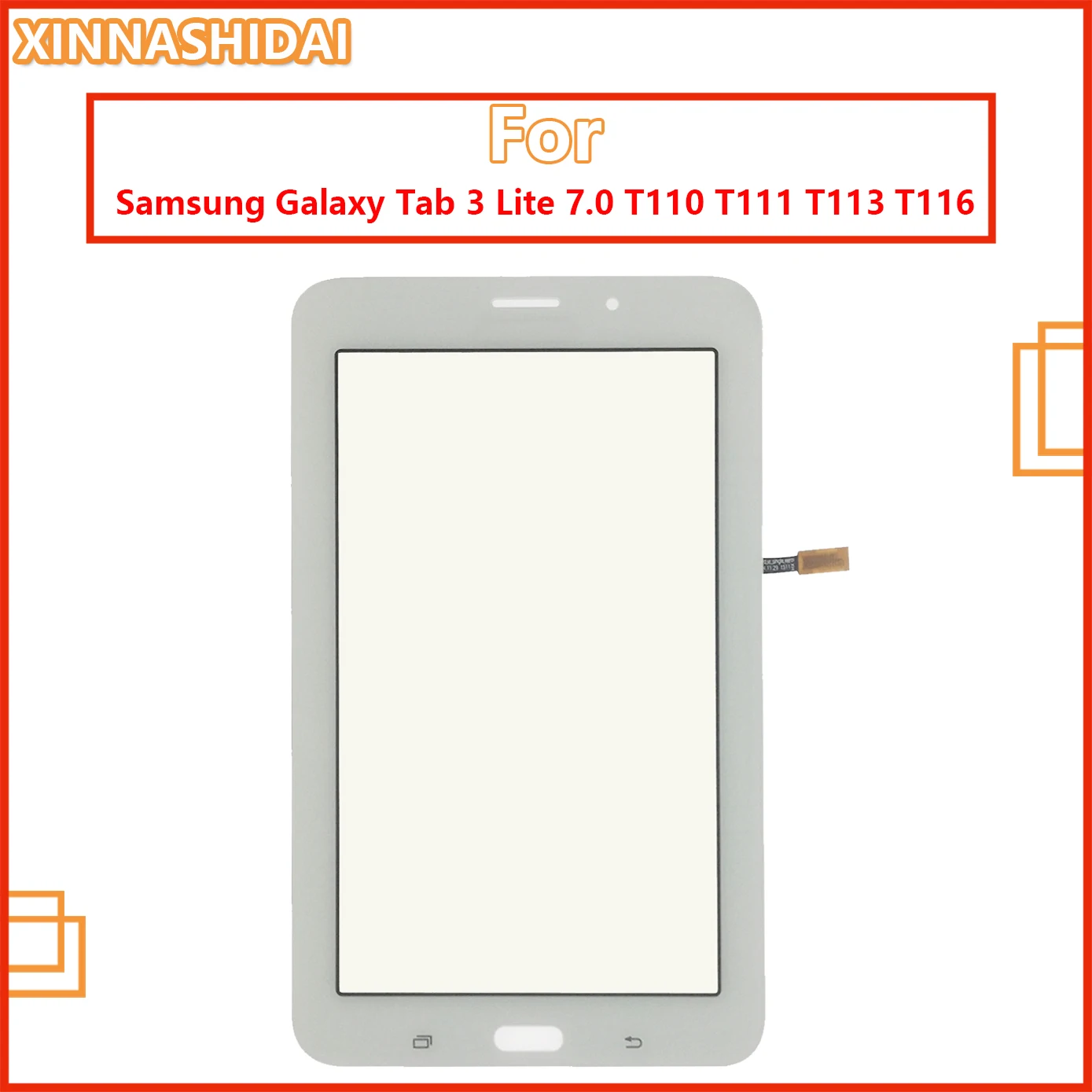 Samsung Galaxy Tab 3 Lite 7.0 Touch Screen Digitizer – Replacement Front Glass Panel for SM-T110 T110 T111 T113 T116 Description Image.This Product Can Be Found With The Tag Names Tablet Accessories Parts, Tablet LCDs Panels, Tablet Parts