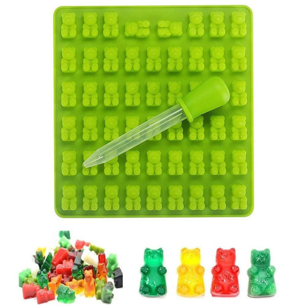 

Silicone Mold Fondant Gummy Bear Molds For Chocolate Candy Molds And Ice Trays Decorating Baking Tool Cake Christmas Decoration