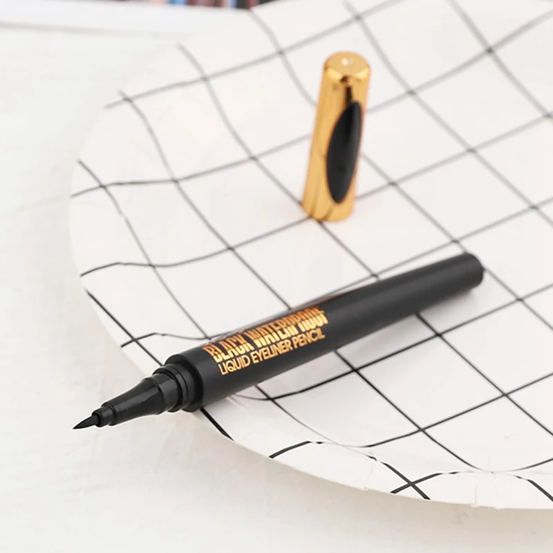 1PC Waterproof Double Head Waterproof Liquid Stamp Eyeliner Pen Tattoo Stamping Eye Liner Pencil Makeup Tools Heart/Star/Moon