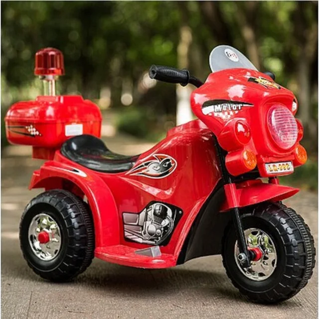 ON SALE!! Price 75 Day The New Children Electric Car Motorcycle Tricycle Baby Stroller Police Toy 3