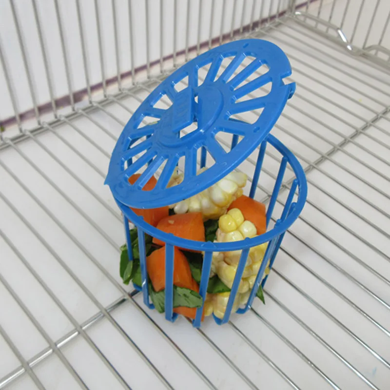 Птичья кормушка для попугаев клетка для фруктов Подставка для овощей клетка аксессуары подвесная Корзина Контейнер игрушки для домашних животных Кормушка для попугаев