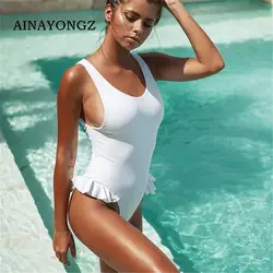 AINAYONGZ, женская одежда для плавания, Цельный купальник, монокини, контроль животика, купальник, женский, для серфинга, купальники