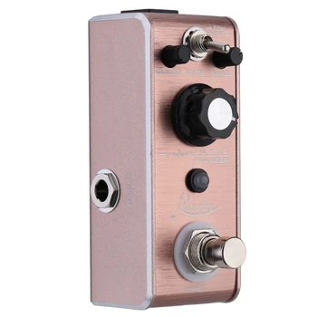 

ABGZ-Rowin Lef-612 Flanger Pedal Mini Guitar Effect Pedal Classical Analog Rolling Effect Aluminium Alloy True Bypass