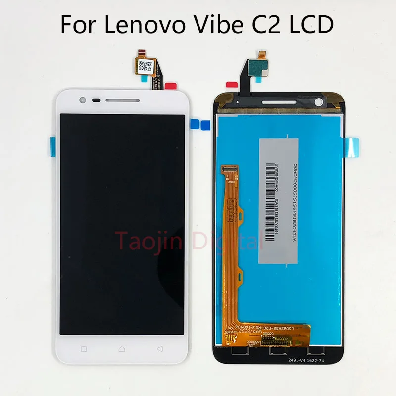 5-дюймовый ЖК-дисплей для Lenovo C2 Vibe K10A40 с сенсорным дигитайзером lenovo k10A40 дисплей