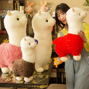 

Sheep Plush Toys Popular Sleeping Pillow Travel Companion Toy Gift Sheep Cute Stuffed Animal Pillow Toys Gifts For Children Girl