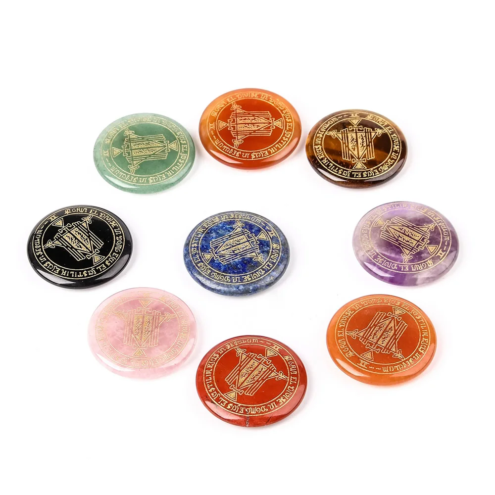 30 Millimetri Di Pietra Naturale Solomon Mago Fame Fortuna Talismano Tarocchi Divinazione Prop Solomon Ebraica Israele Religione Aura Divinazione