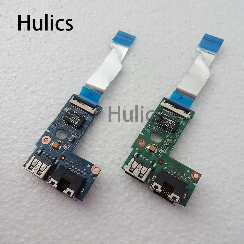 Hulics оригинальный LA57 RJ45 USB плата с кабелем для lenovo Z570 Z575 B570 B575 B570E B575E V570 серии P/N: