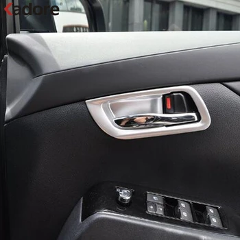 

For Toyota Alphard Vellfire 2016-2019 Caron Fiber Interior Door Handle Cover Trims Protection Sticker Accessories Car Styling