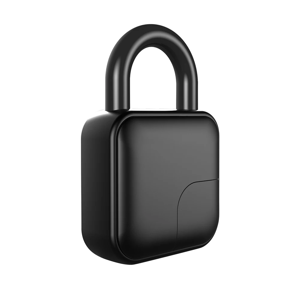 

Quick Unlock Warehouse Door Self Defense USB Rechargeable Fingerprint Padlock Zinc Alloy Anti Theft Dormitory Smart Keyless