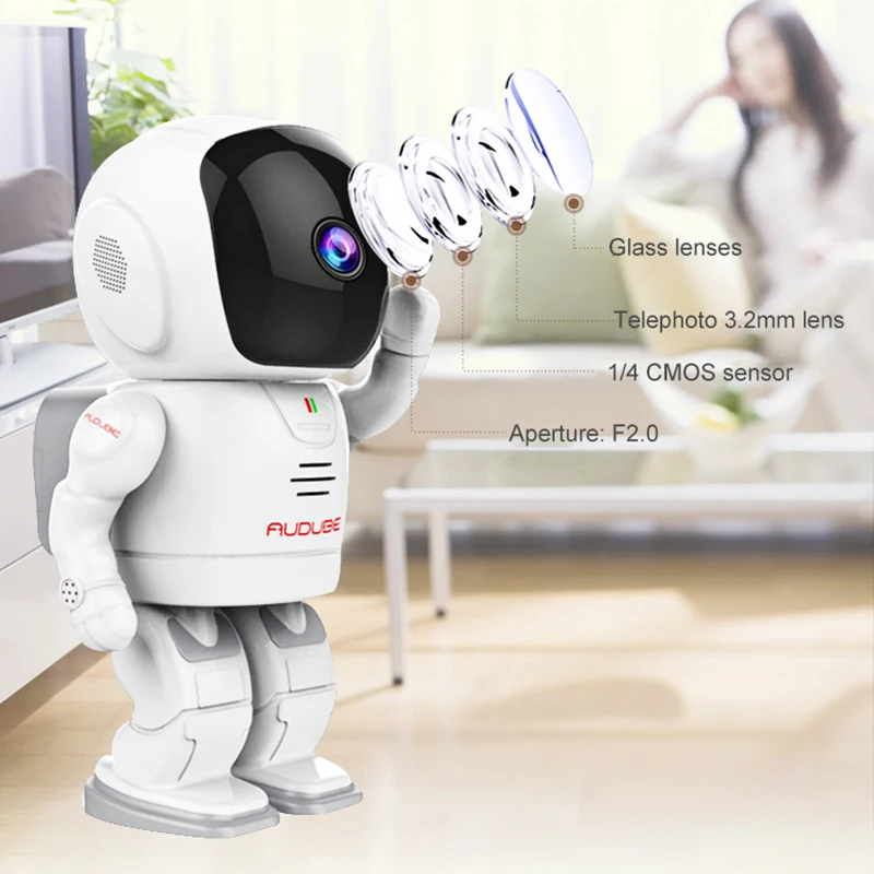 Новинка 1080P HD WiFi IP робот камера Умный Мониторинг безопасности P2P ночное видение