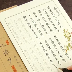 Shoujinti – cahier de calligraphie chinoise, livre de calligraphie chinoise, chanson Huizong, cahier d'art, livre de traçage pour débutant 
