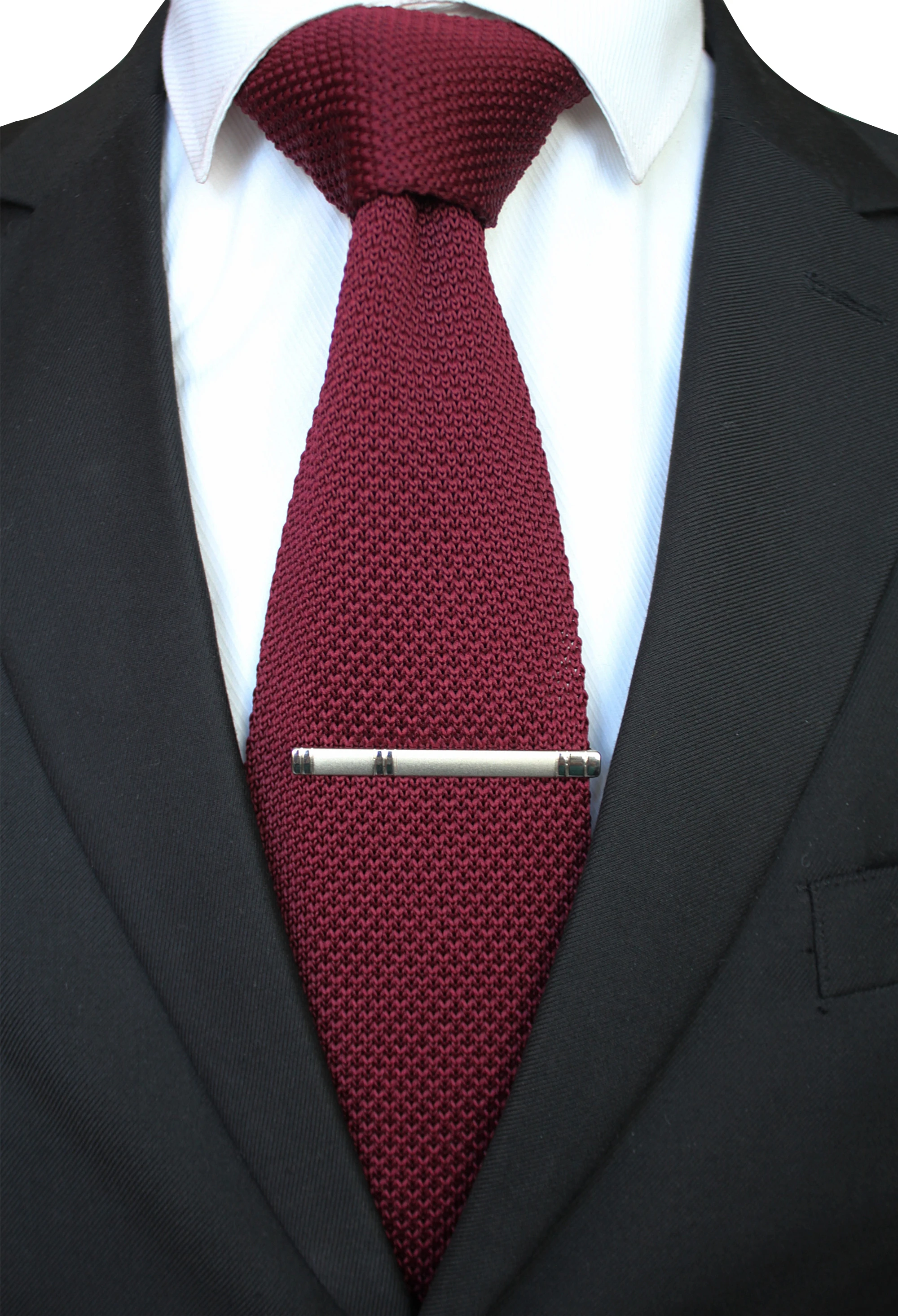 Men Neck Tie 8cm Colourful Knitted Woven Design