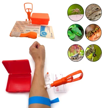 Venomous Extractor Pump Kit Poison Remover Sets Survival Gear First Aid Supply Venomous Vacuum Aspirator Emergency Treatment 4