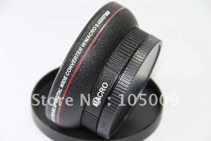 

0.45x 67mm Wide Angle with Macro Conversion LENS for 67 mm canon nikon pentax fuji olympus black
