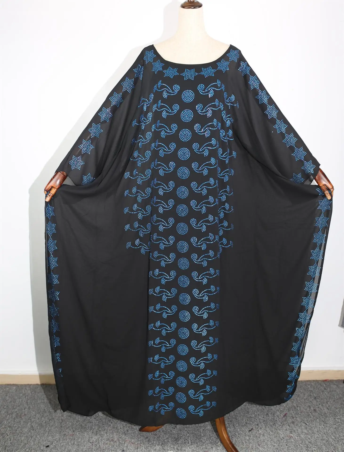 Африканские платья для женщин Дашики осенние размера плюс африканские платья Женская традиционная африканская одежда абайя мусульманское длинное платье