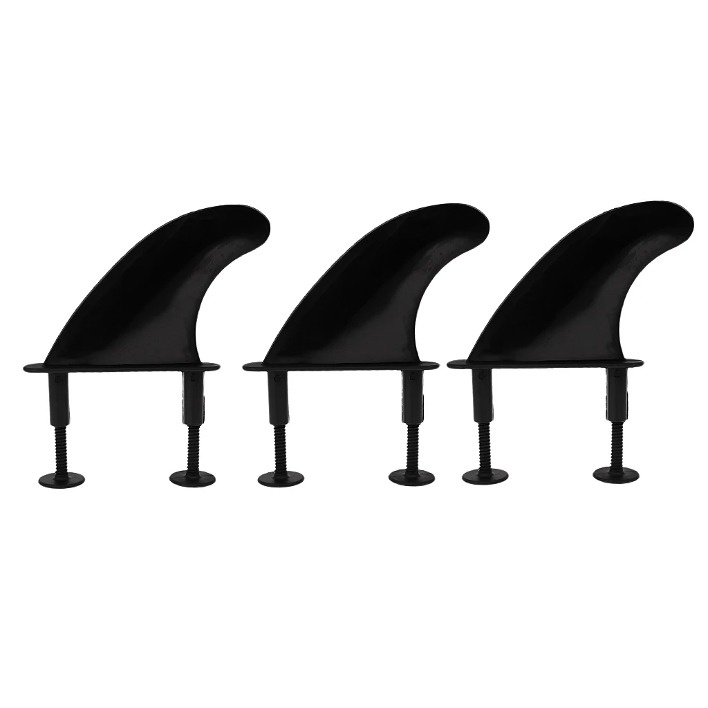 3pcs Universal Soft Top Surfboard Fins - Safe Round - Fins for Surf Board