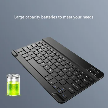 

10-inch Portable Mini Wireless Bluetooth 3.0 Keyboard Tablet Laptop Smartphone Universal Keypad