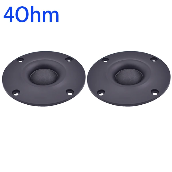 Tenghong 2pcs 3.5 Inch Tweeter Audio Speakers 4Ohm 8Ohm 20W Silk Film Speaker 25 Cores Dome Treble Loudspeaker For Home Theater 4Ohm