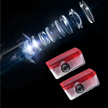 

2pcs LED logo Door Welcome Projector Light Car Styling For Mercedes Benz AMG A C E M Class W205 W212 W166 4MATIC A180 C200 W176