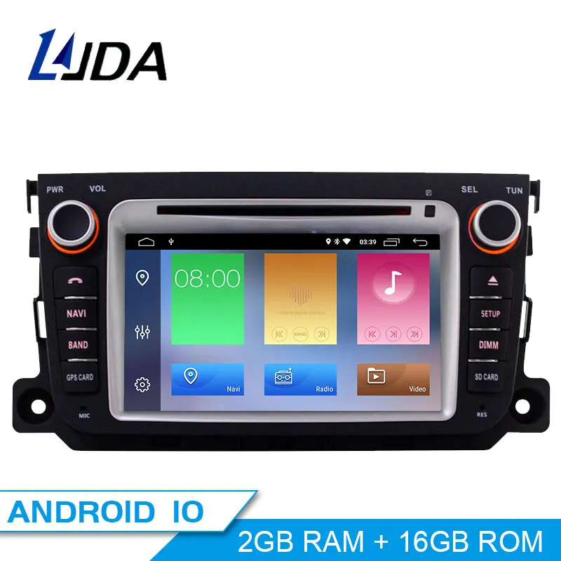 #*Cheap LJDA Android 10.0 Car DVD Player For Mercedes Benz Smart 2010 2011 2012 2013 2014 Car Multimedia Player GPS 2 Din Radio Stereo