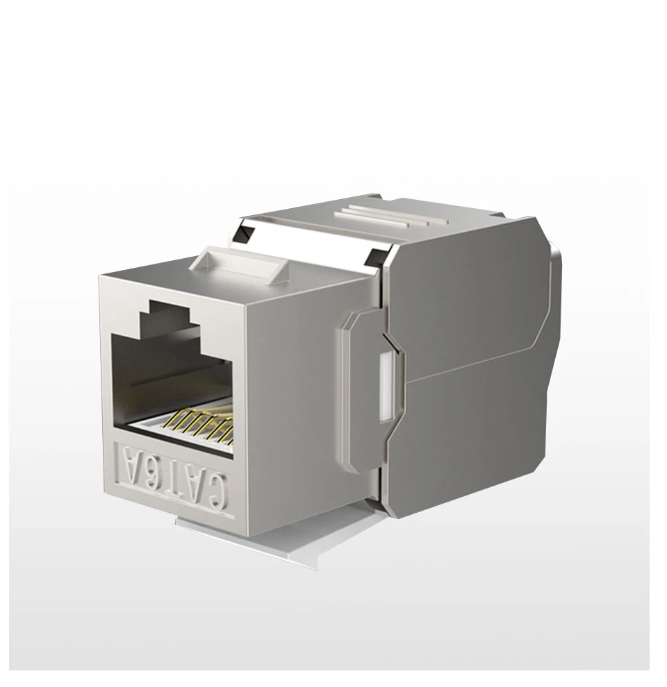 Keystone Jack Module, Travamento automático, CAT6 CAT5E,