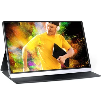 

15.6'' Portable Monitor PC 1080P LCD Screen Wide Viewing Angle HDR Eye-Protection Technique Gaming Monitor Display monitor gamer