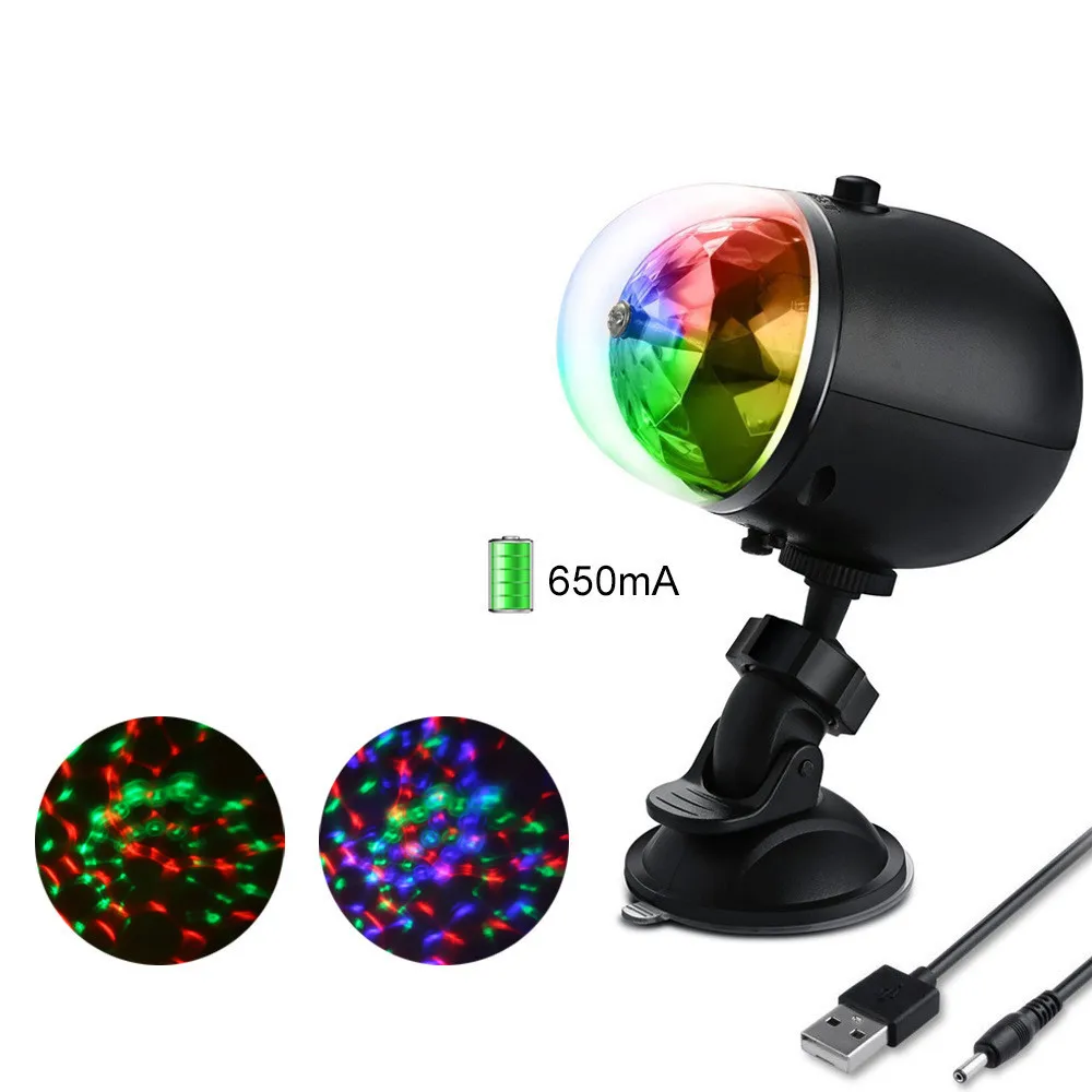 

DC5V stage lighting effect bar club disco light laser stage lamp mini led head sound party lights disco ball mirror usb contro