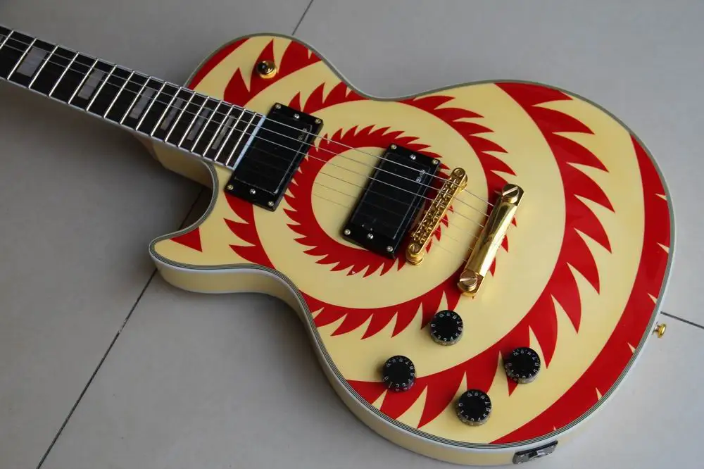 Гитара левша Zakk LHGP 6 струнная электрическая гитара ветряная мельница тела в кремовом 120326