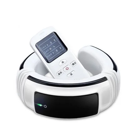 neck Medical 3d Smart Cervical Massager Heating Kneading Neck Electric Magnet Therapy Meridian Health Care Rechargeable