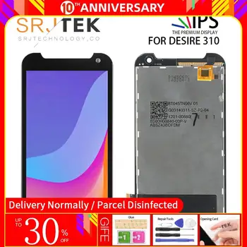 

NEW Tested 4.5'' LCD For HTC Desire 310 Display Touch Screen Digitizer Assembly for HTC 310 LCD Glass Panel Replacement Parts
