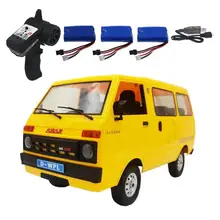 WPL – camion d'escalade D42, lumière LED 1/10, moteur brossé jaune, voiture D12 1:10, cadeaux pour enfants, jouets RC, 260