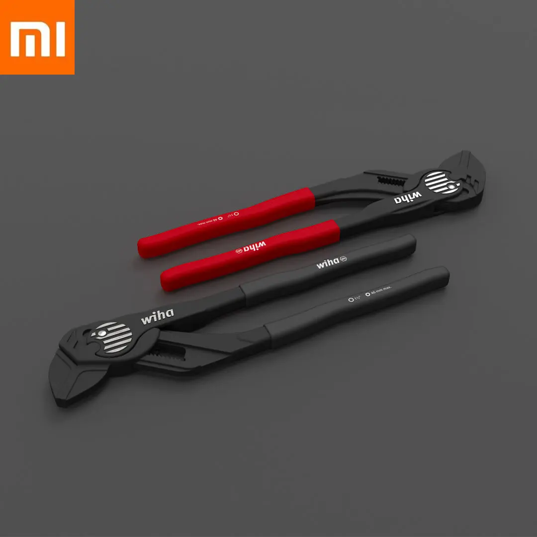 

2019Xiaomi Ecological Chain Brand Wiha Pliers Wrench Spanner Black 250mm Length Fast Adjustable Plier Mouth For work Car Bicykle