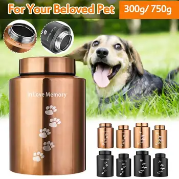 

Pets Dog Cat Birds Mouse Cremation Ashes Urn Stainless steel Urns Keepsake Casket Columbarium Mini Storage Tank Pets Memorials
