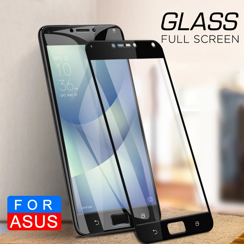 

30D Full Cover Tempered Glass For Asus Zenfone Max Shot ZB634KL Max Plus (M2) ZB634KL ZS630KL 6 2019 Max pro M1 ZB602KL ZB601KL