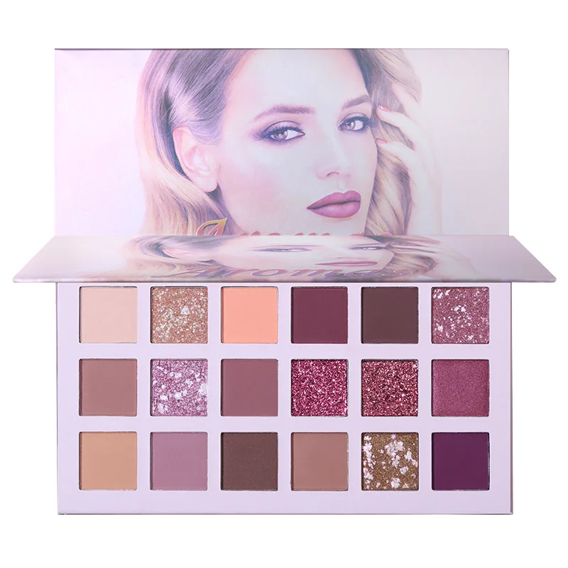 

40 Color Eye Shadow Palette Colorful Artist Shimmer Glitter Matte Pigmented Powder Pressed Eyeshadow Makeup Kit