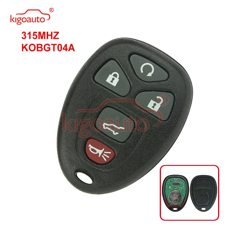 Kigoauto KOBGT04A дистанционный брелок для Buick Cadillac Chevrolet 5 Кнопка 315 МГц | Автомобили и
