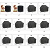 BBQ Cover Outdoor Dust Waterproof Weber Heavy Duty Grill Cover Rain Protection Outdoor Barbecue Cover Round Bbq Grill Black 2