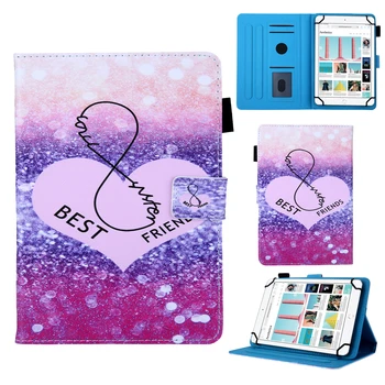 

7 inch 8 inch 10 inch Flat Case Fashion Cute Animal Pattern Universal Protective Case Tablet Flip Leather Cover Case