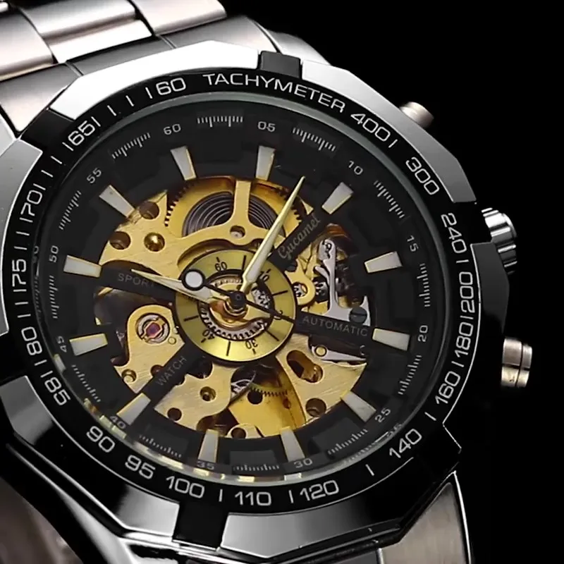 Gucamel Mechanical Watch Classic Men 