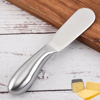 

2pcs Butter Cutter Easy Clean Party Stainless Steel Multipurpose Kitchen Tool Cheese Spreader Ergonomic Handle Jam Cake Slicer