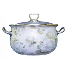 Кастрюля avsar, Белая роза, 4 л