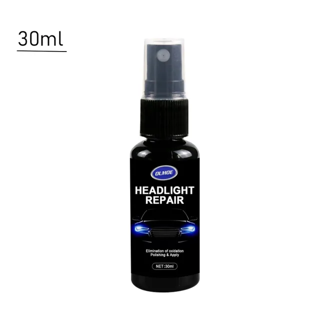 10ml Car Headlight Repair Coating Solution Repair Kit Oxidation Rearview Coating Headlight Polishing Anti-scratch Liquid Agent 30ml