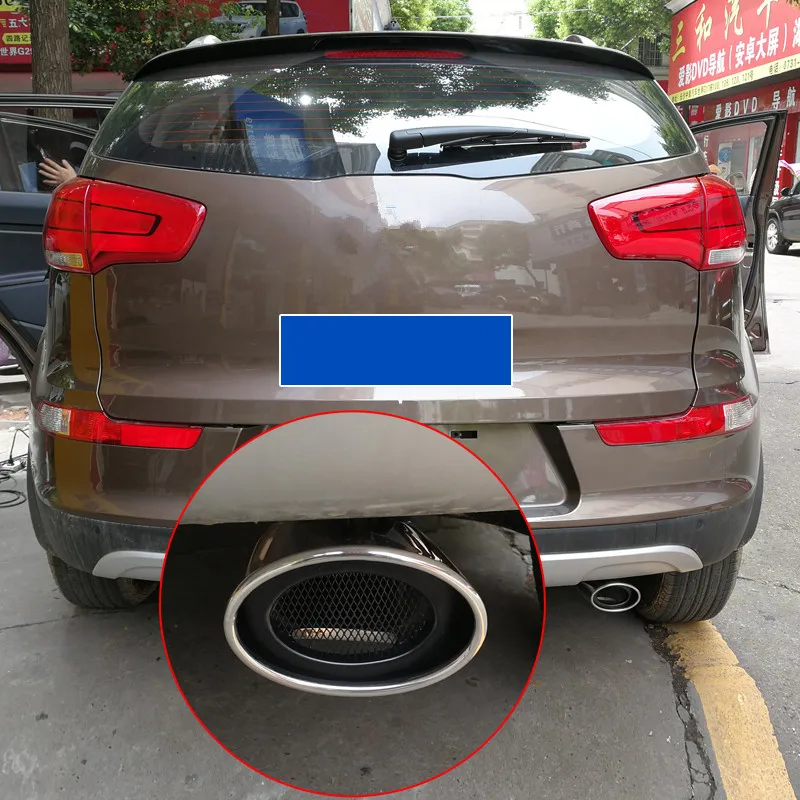 Автомобильный глушитель из нержавеющей стали наконечники выхлопной трубы для Kia