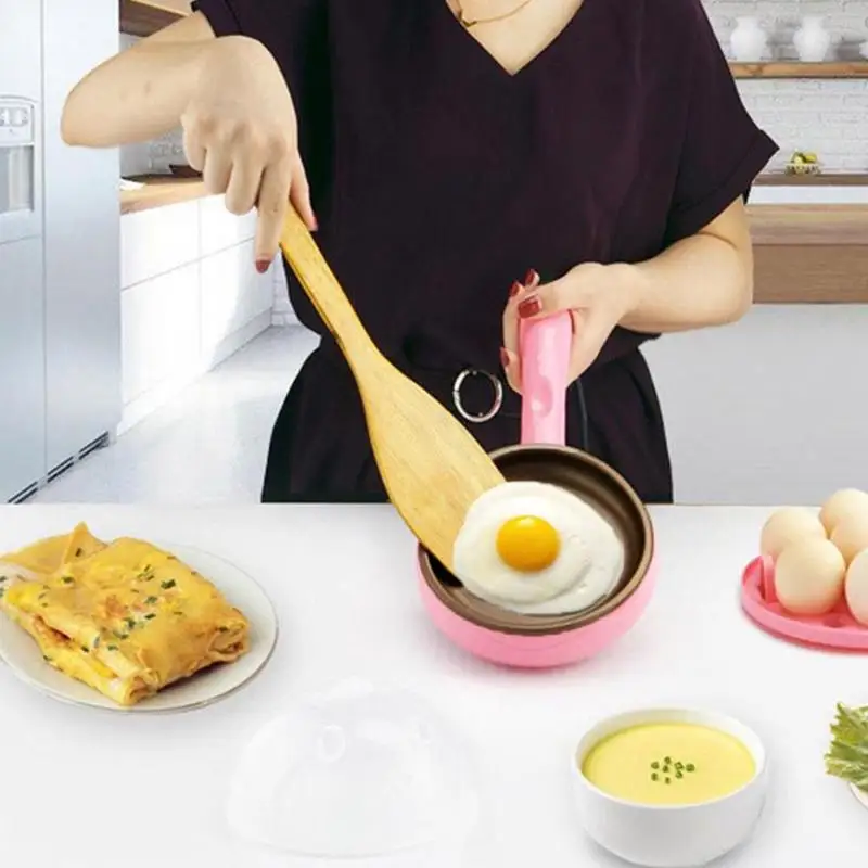 1 комплект, мульти-функциональное электрическое сковорода двойной пару яйцо Плита антипригарная сковорода подключаемого модуля с завязкой сзади; Нержавеющая сталь блины